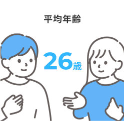 平均年齢26歳